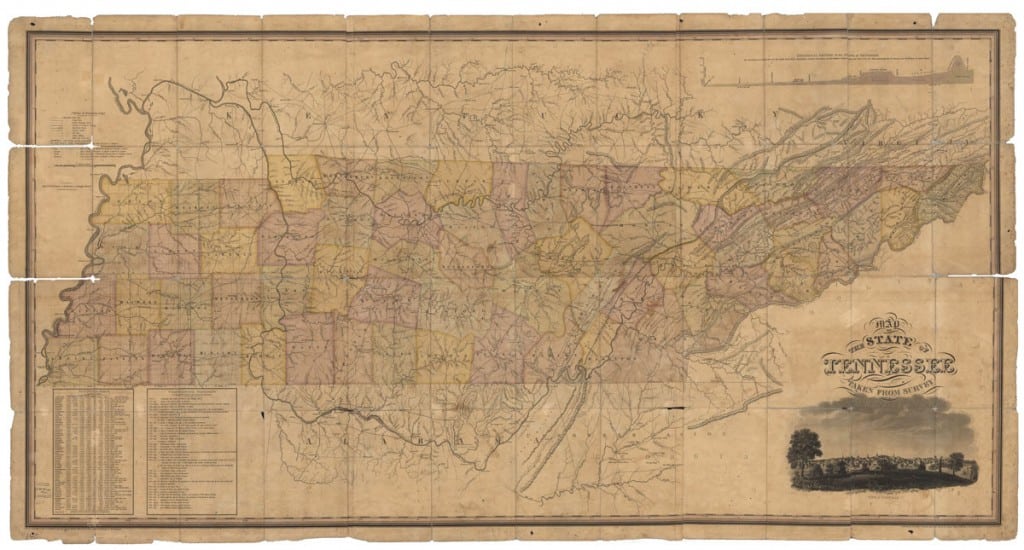 Rhea Map Full Of Fascinating Information About Tennessee - The ...