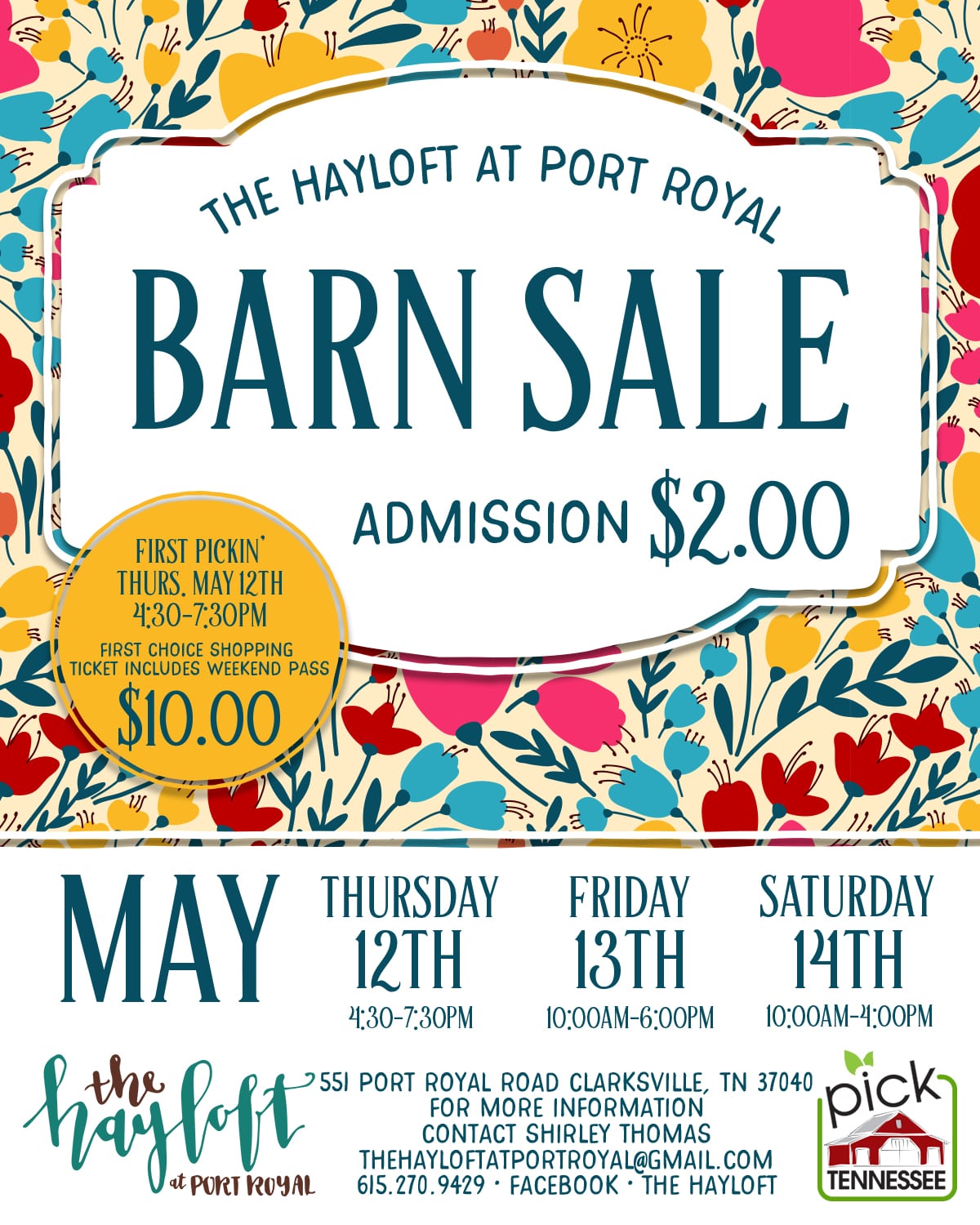 The Hayloft Spring Barn Sale The Tennessee Magazine