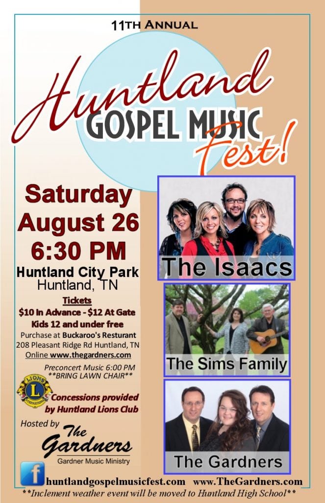 Gospel Music Fest Flyer The Tennessee Magazine